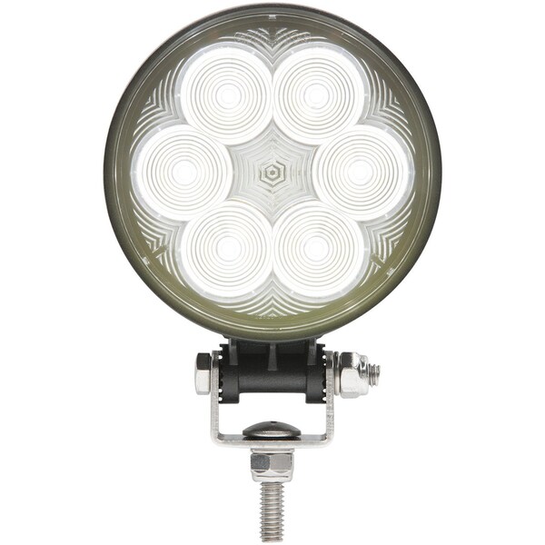Optronics 6-Led Round Heavy Duty Work Light With Flood Beam; 1440 Lumens TLL44FBP - main